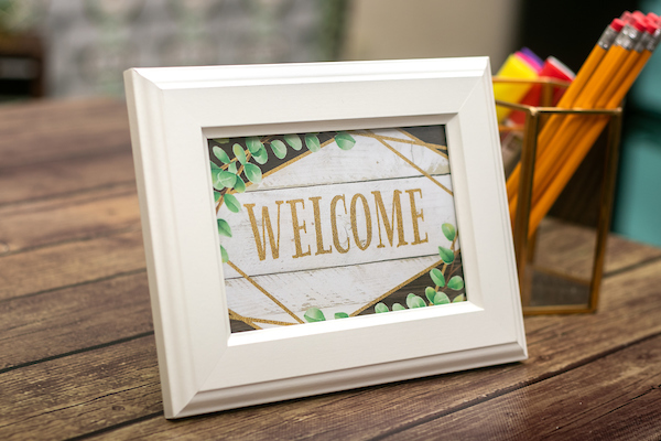 Welcome Picture Frame
