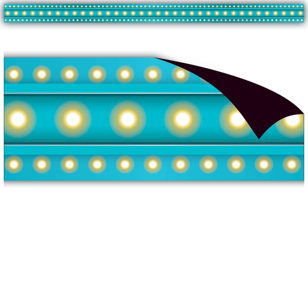 Light Blue Marquee Magnetic Border