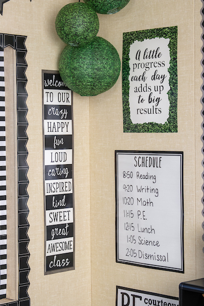 Schedule wall