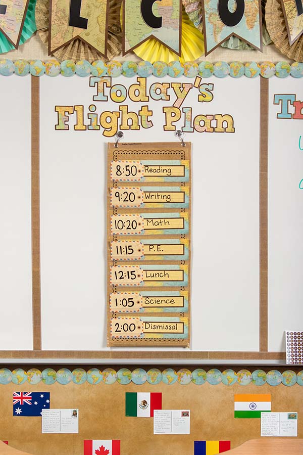 Todays Flight Plan Board