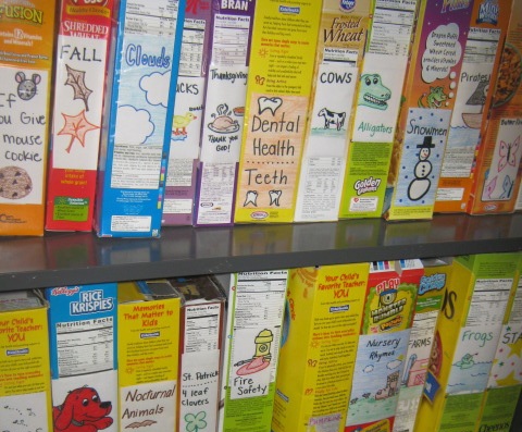 Cereal Box Centers