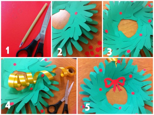 Hand Print Wreath