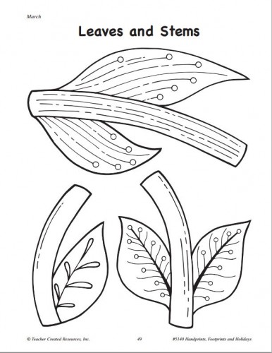 5140 Spring Flower Template-Teacher Created Resources