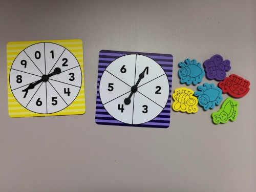 Number Spinners & Counters - Teacher Created Resources