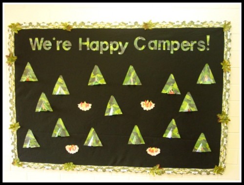 Happy Campers Bulletin Board Teacher Created Resources