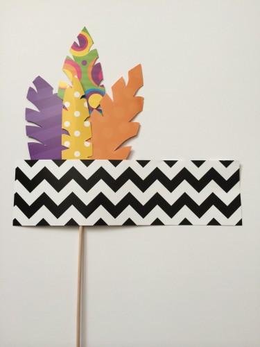 Feather Headband Photo Booth Prop