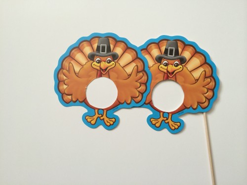 Turkey Glasses Photo Booth Prop