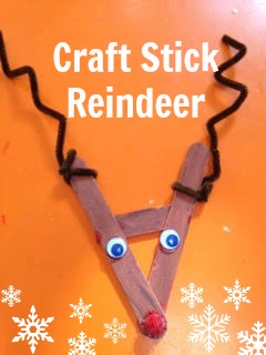 Craft Stick Reindeer