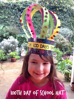 100th day of school hat 1
