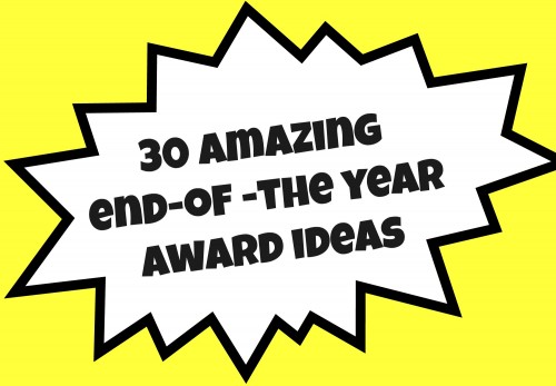 End of the Year Award Ideas