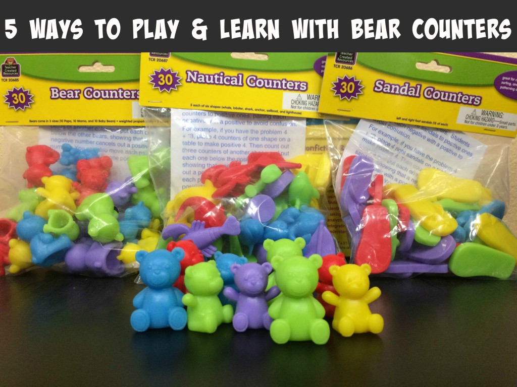 5 Ways to Play & Learn with Bear Counters