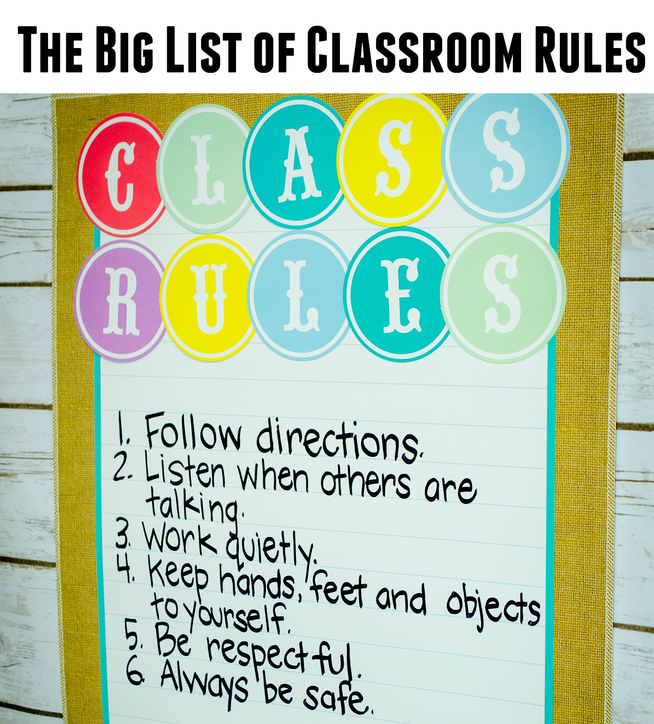 What Are Some Classroom Rules