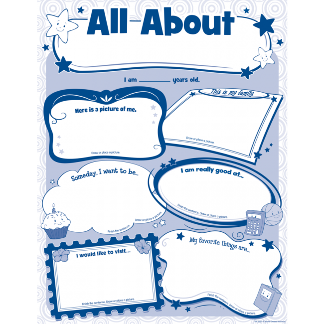 All About Me Poster-Teacher Created Resources