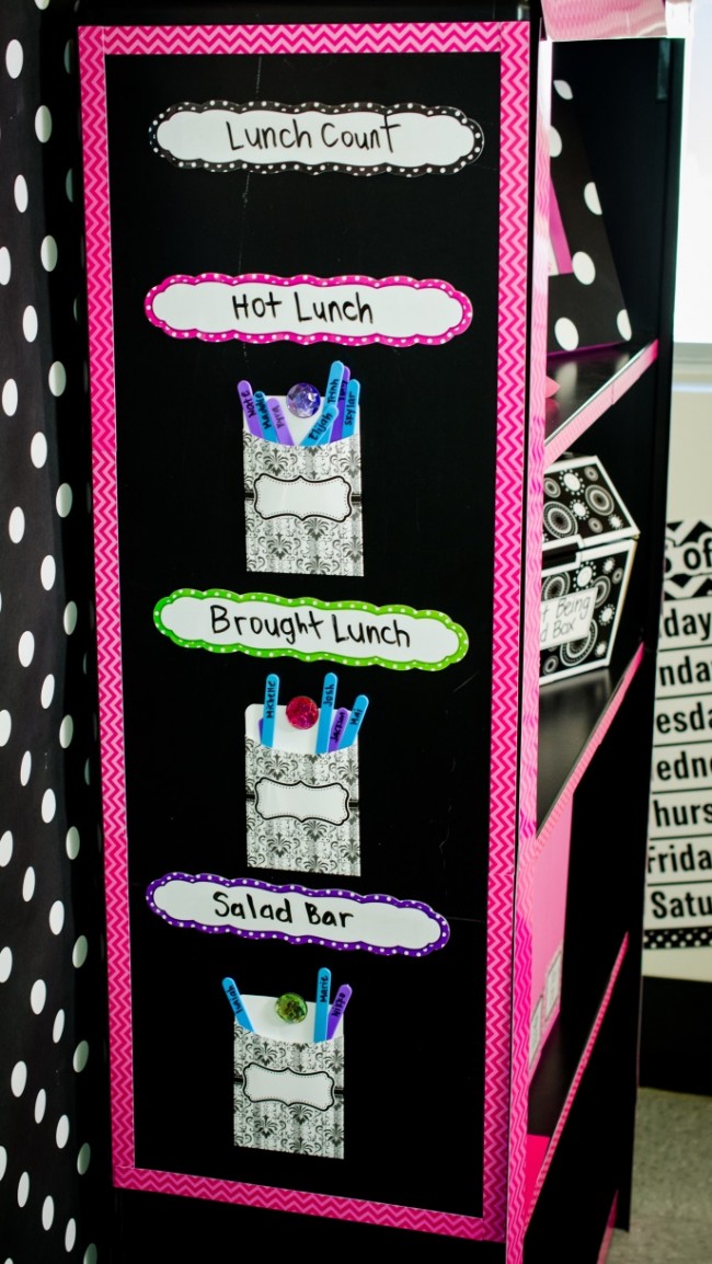 Lunch Count Magnetic Board