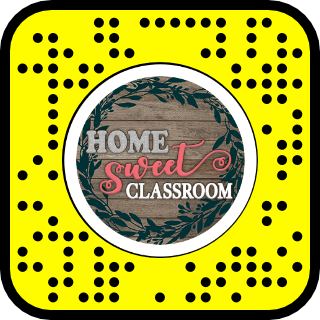 Home Sweet Classroom Background Snapcode