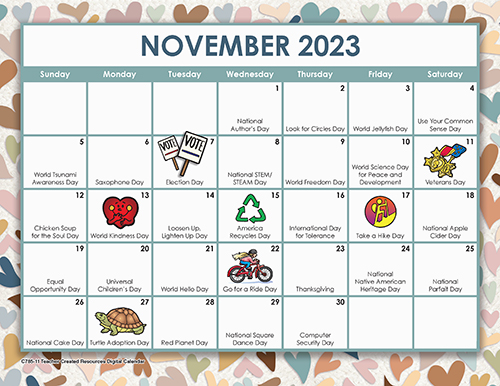 November Calendar