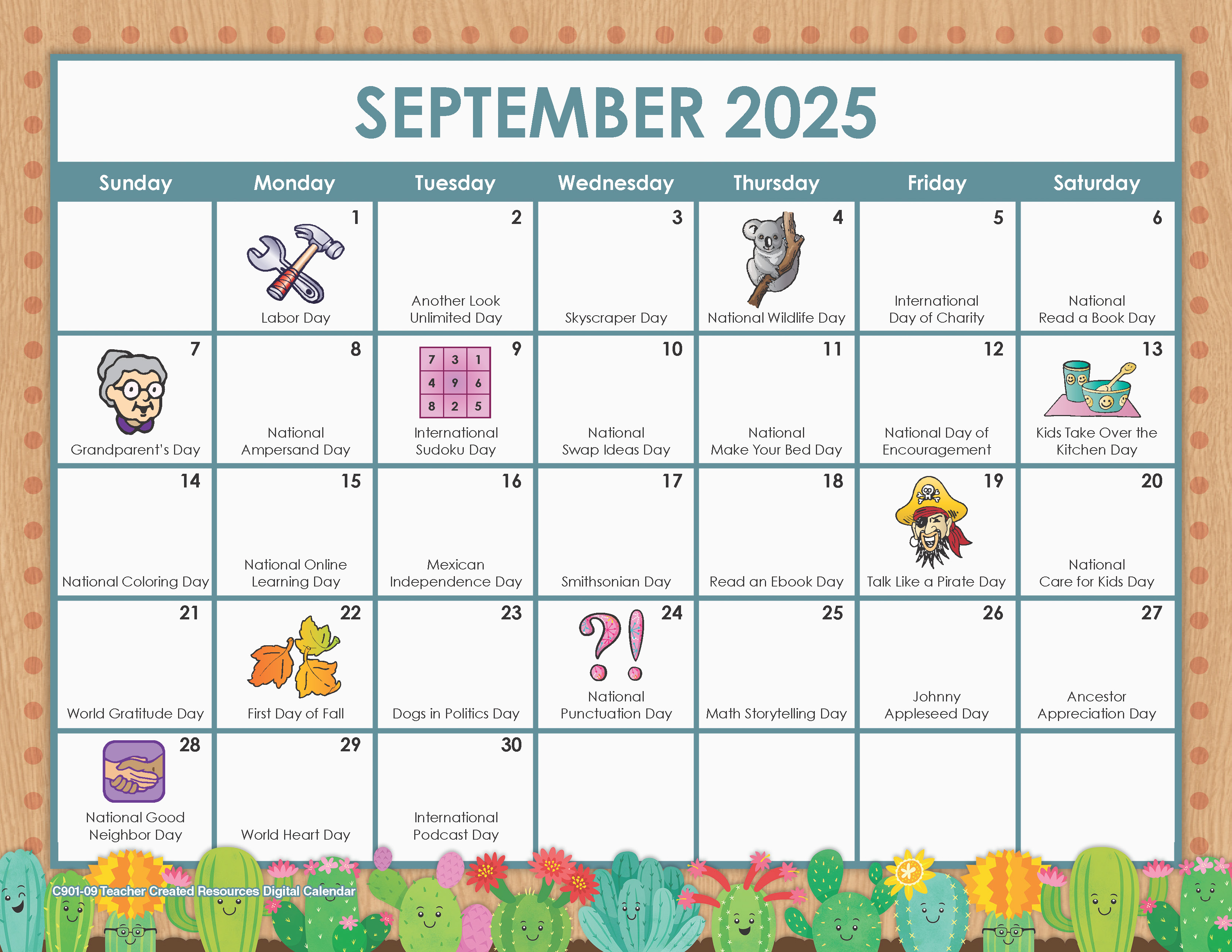 September Calendar