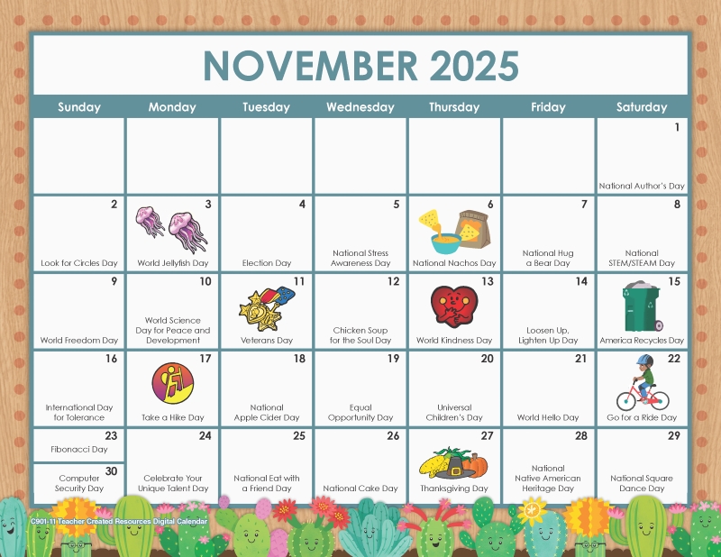 November Calendar
