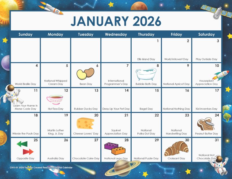 January Calendar