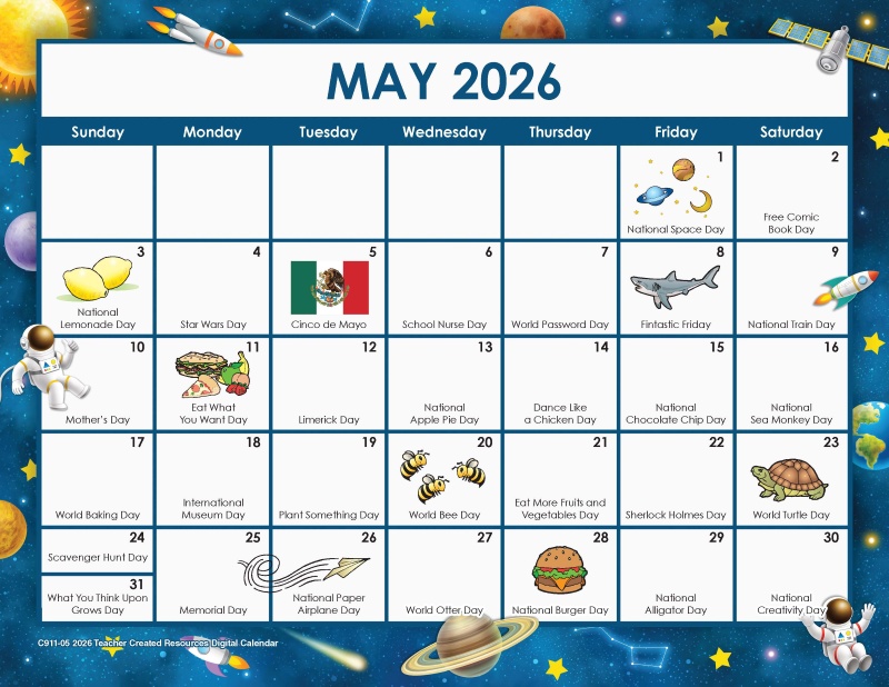 May Calendar