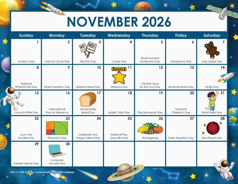 November Calendar