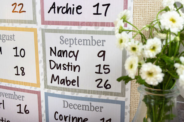 Calendar Wall