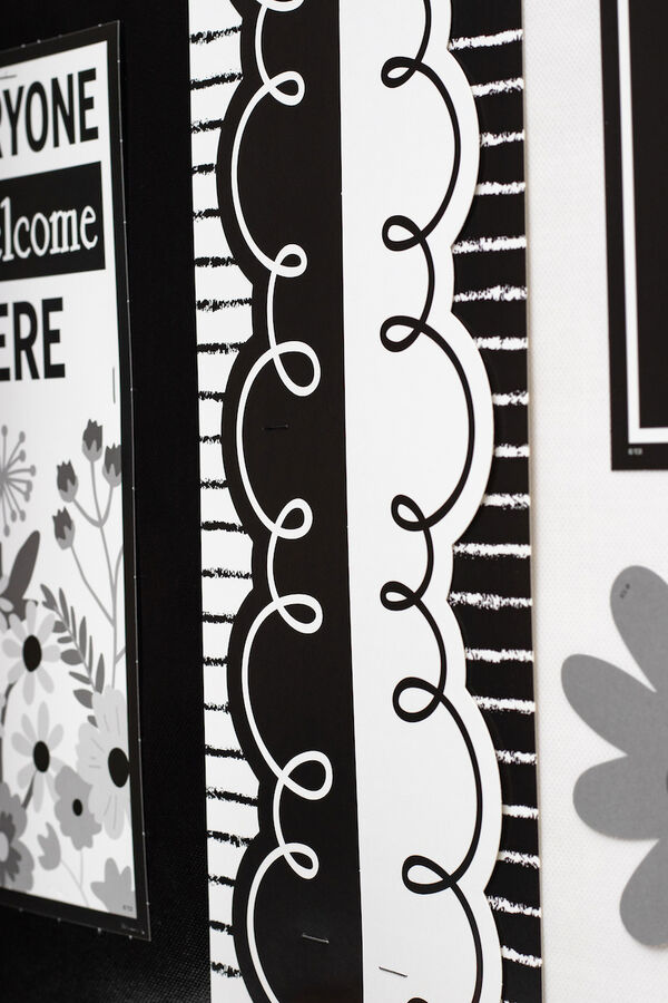 Black and White Boarder