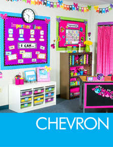 chevron classroom decorations