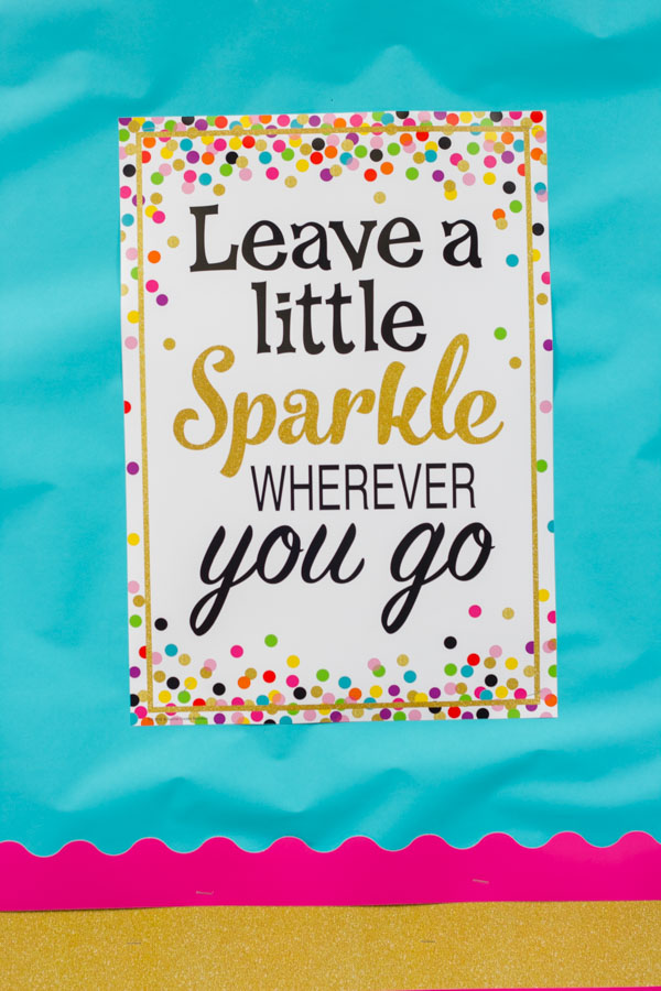 Leave A Little Sparkle Poster