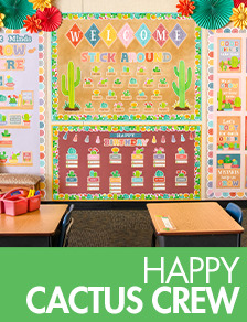 Happy Cactus Crew Classroom
