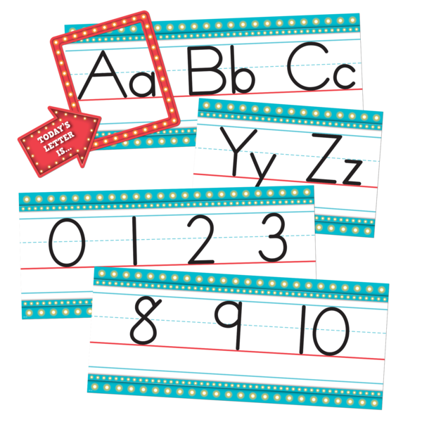 Marquee Alphabet Line Bulletin Board