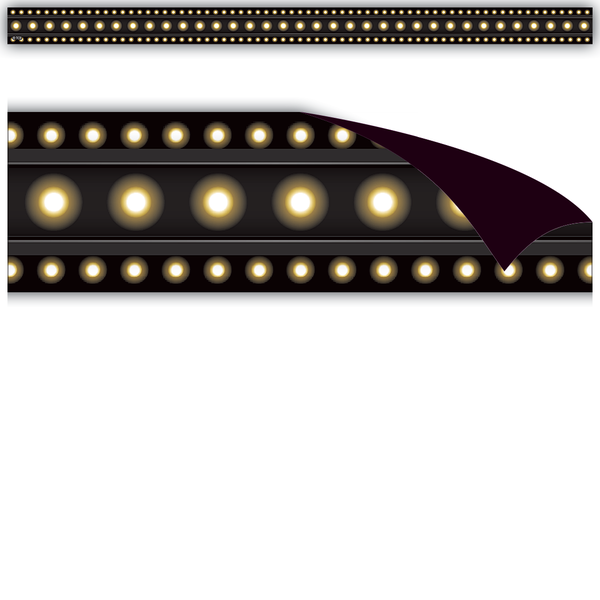 Black Marquee Magnetic Strips