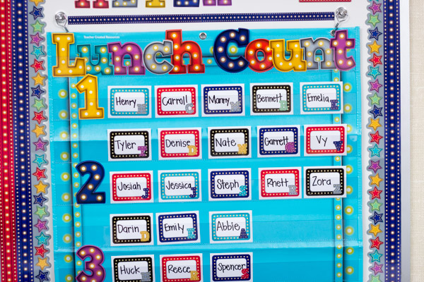 Lunch Count Pocket Chart