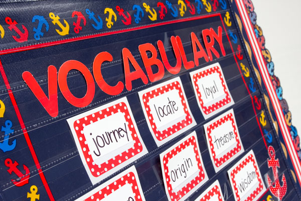 Vocabulary Pocket Chart