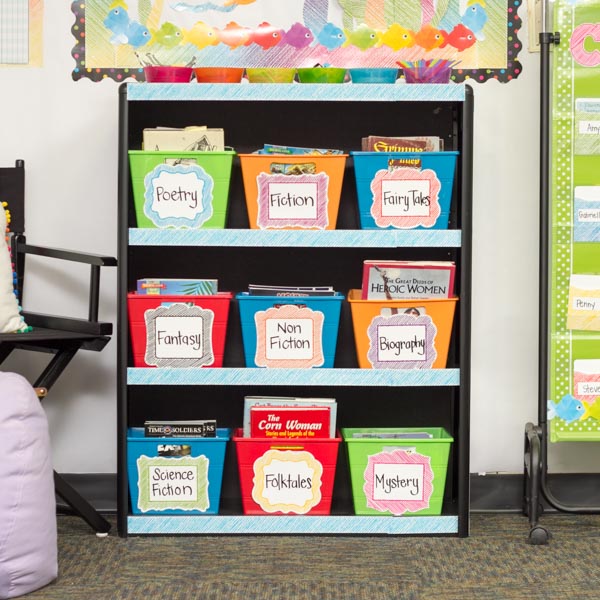 Labeled Storage Bins