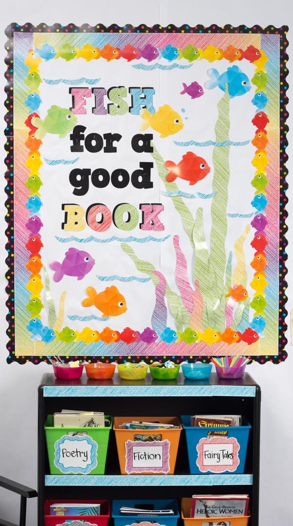 Fish For a Good Book Bulletin Board