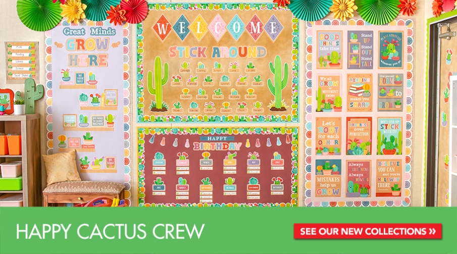 Happy Cactus Crew Classroom