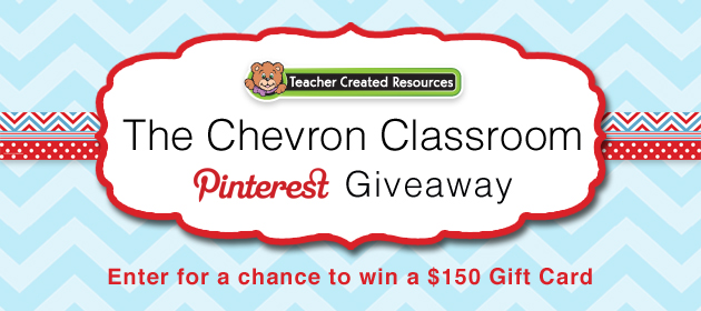 Chevron Classroom Pinterest Giveaway